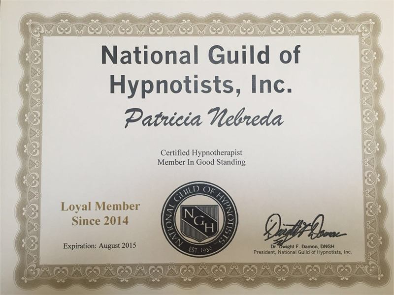 certified hypnotherapist national guild hypnotists