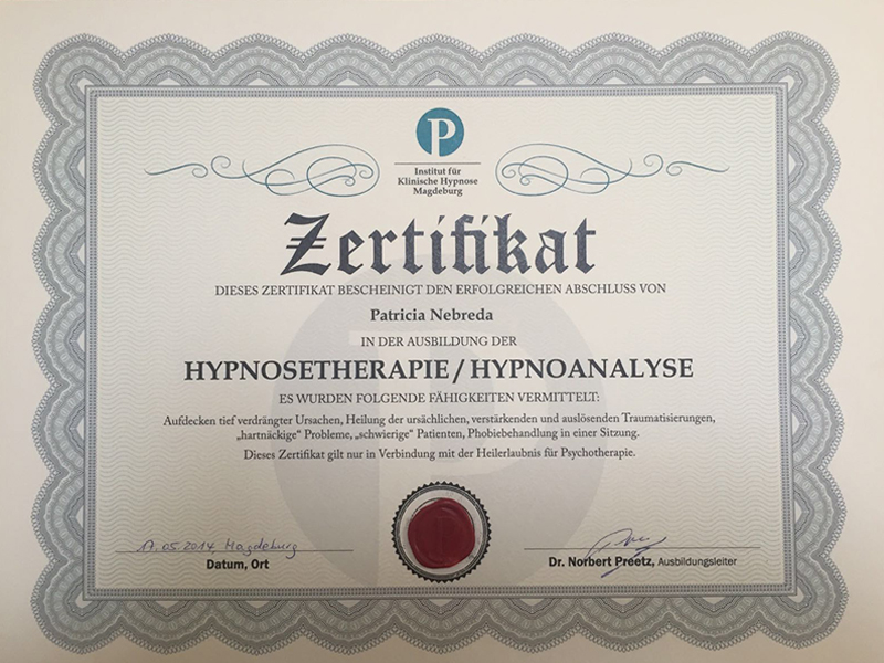 Hypnosetherapie & Hypnoanalyse - Magdeburg
